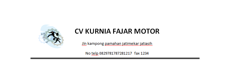 Cara Mudah Memasukan  Logo Dalam Kops Surat